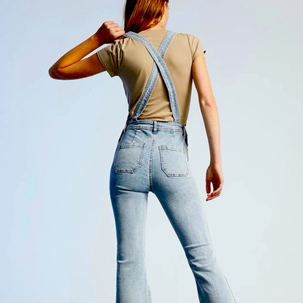 Flared Overalls